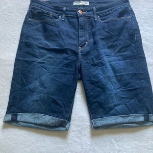 Signature by Levi Strauss Deep Indigo Jean Shorts